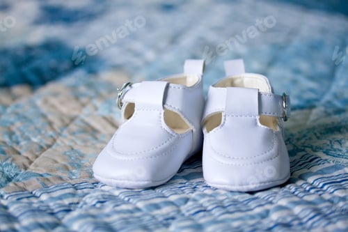 Preview: White Baby Shoes