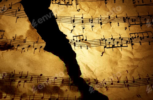 Visualização: Fundo musical sujo