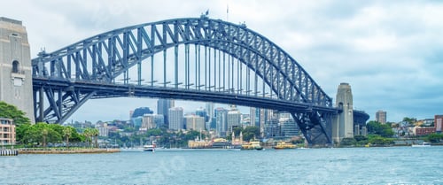 Preview: Sydney Harbour Bridge On A Beautiful Sunny Day.