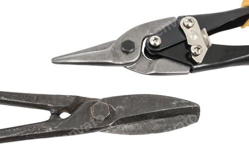 Preview: Big Shears Isolated On A White Background