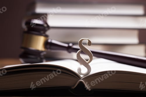 Preview: Mallet Of Justice! Concept Of Law. Studio Shots