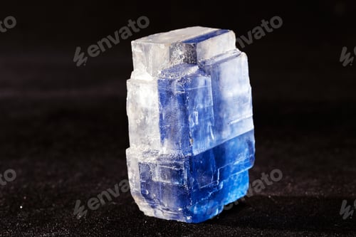 Preview: Mineral Halite On The Black Background