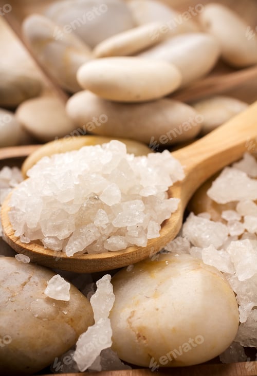 Preview: Natural Bath Salt, Organic Products. Spa Stones.