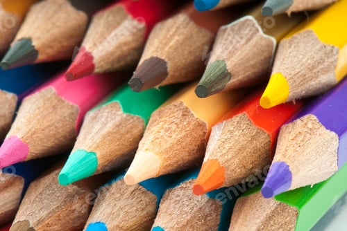 Preview: Macro Background Of The Pencil As An Element For Design. High Resolution.