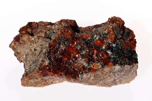 Preview: Vanadinite Mineral On The White Background