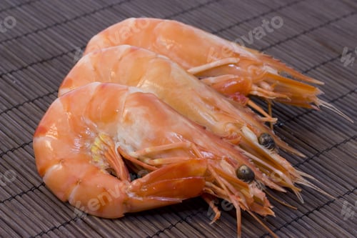 Preview: A Background Photo Of Some Fresh Shrimps