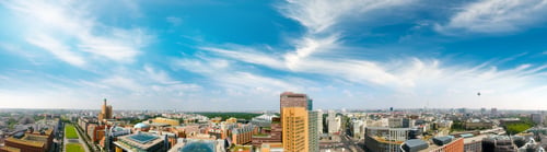 Preview: Aerial View Of Berlin Skyline From Potsdamer Platz, Germany.