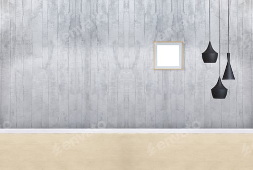 Preview: Interior Room with Decorations on the Wall