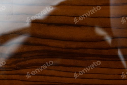 Visualização: Textura brilhante com luz de fundo, fundo, nogueira brilhante