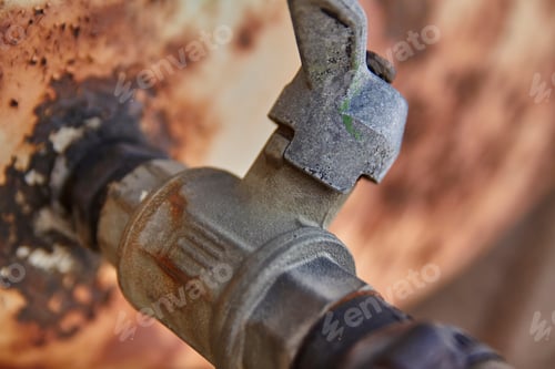 Preview: Detail Of An Old Rusty Faucet Corroded By Weather And Weather
