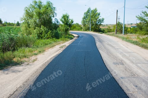 Preview: The Road Rollers Working On The New Road Construction Site
