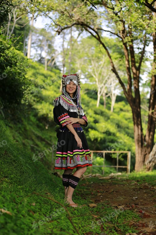 Preview: Miao Woman In Traditional Dress