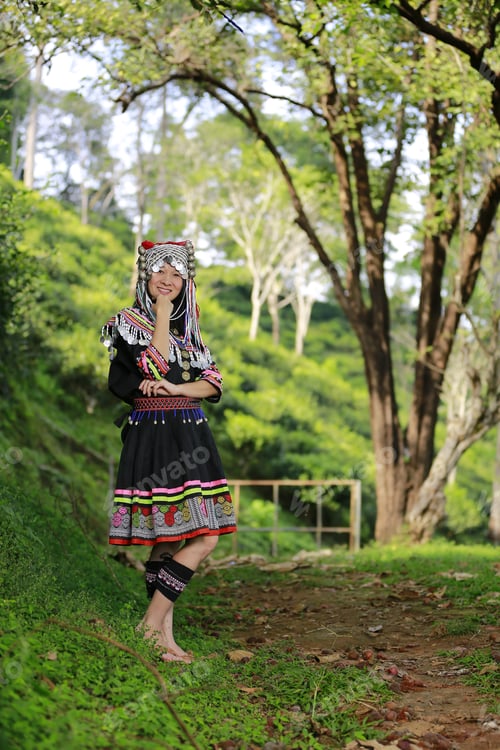Preview: Miao Woman In Traditional Dress