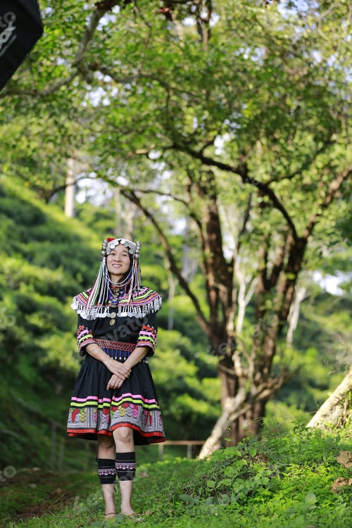 Preview: Miao Woman In Traditional Dress