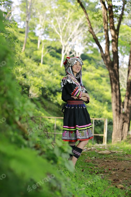 Preview: Miao Woman In Traditional Dress