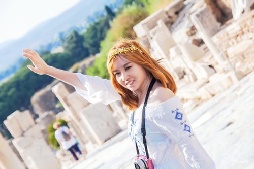 Preview: Vacation In Turkey View Of Ephesus Ancient City During Summer Which Was An Ancient Greek City On