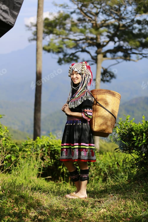 Preview: Miao Woman In Traditional Dress