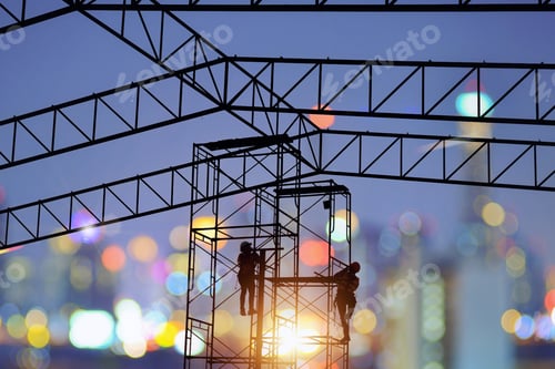 Preview: Working At Height Equipment At Night
