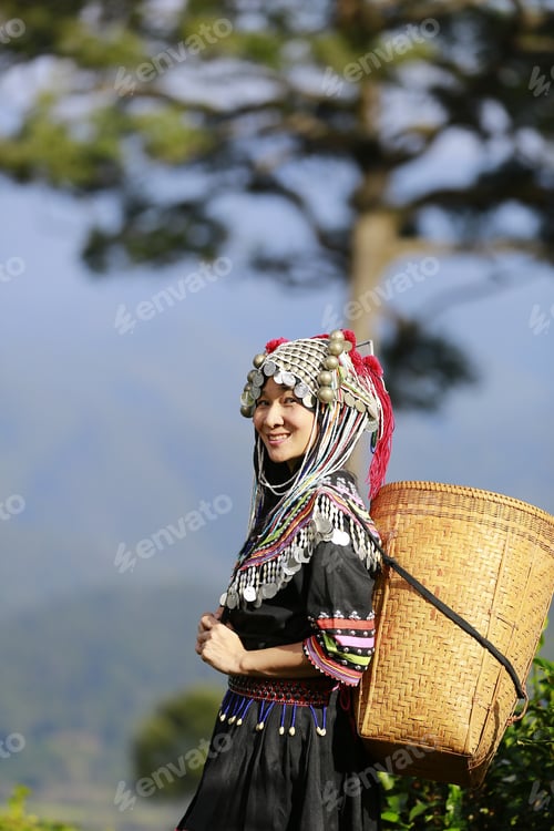 Preview: Miao Woman In Traditional Dress