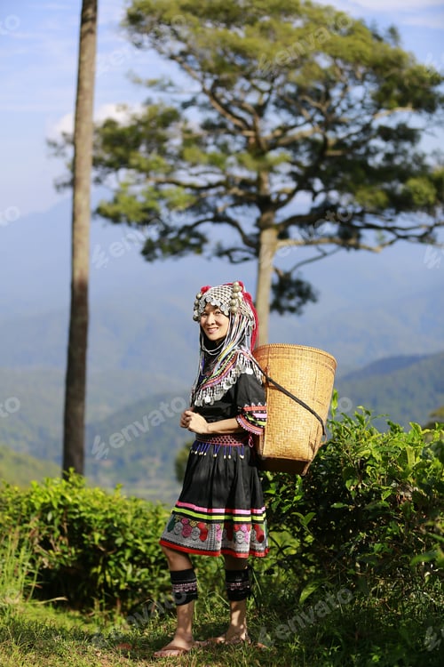 Preview: Miao Woman In Traditional Dress