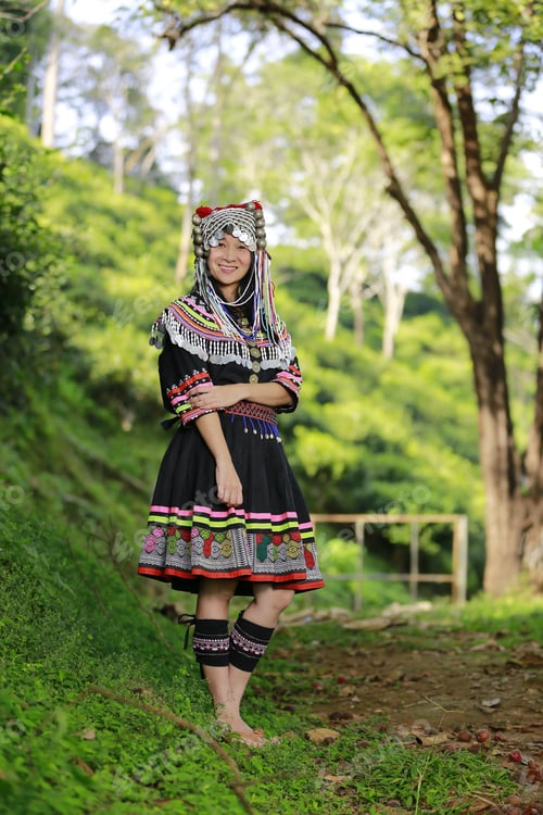 Preview: Miao Woman In Traditional Dress