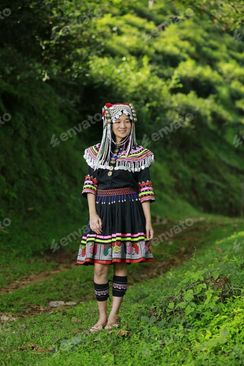 Preview: Miao Woman In Traditional Dress