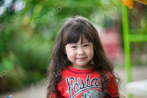Preview: Happy Asian Little Girl