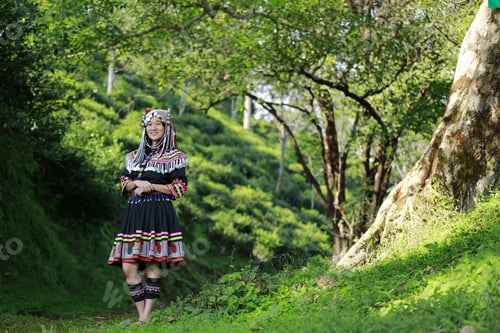 Preview: Miao Woman In Traditional Dress