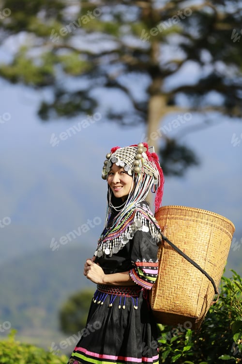 Preview: Miao Woman In Traditional Dress