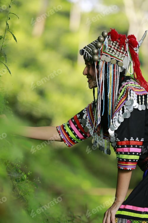 Preview: Miao Woman In Traditional Dress