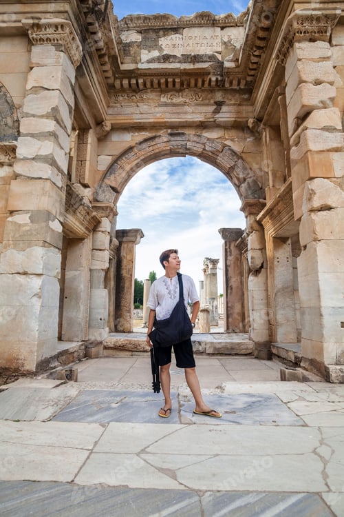 Preview: Vacation In Turkey View Of Ephesus Ancient City During Summer Which Was An Ancient Greek City On
