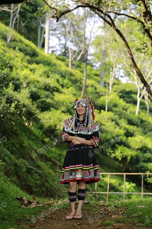 Preview: Miao Woman In Traditional Dress