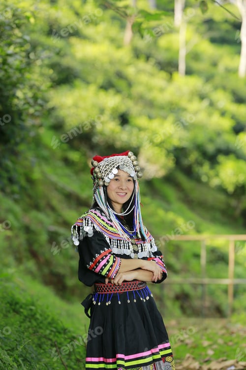 Preview: Miao Woman In Traditional Dress