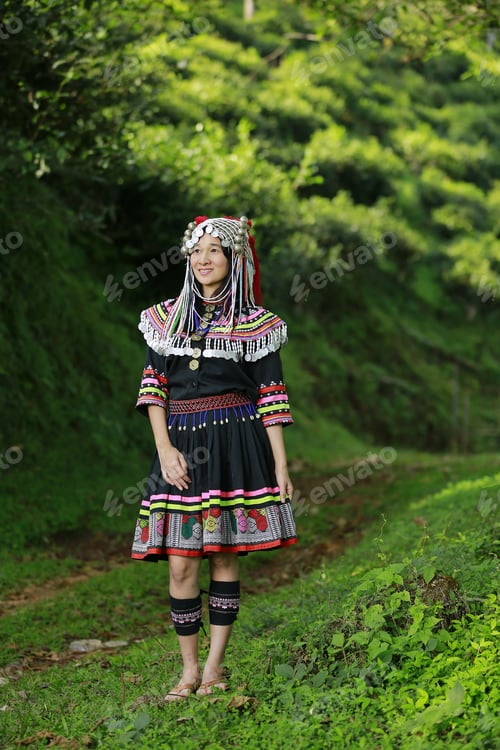Preview: Miao Woman In Traditional Dress
