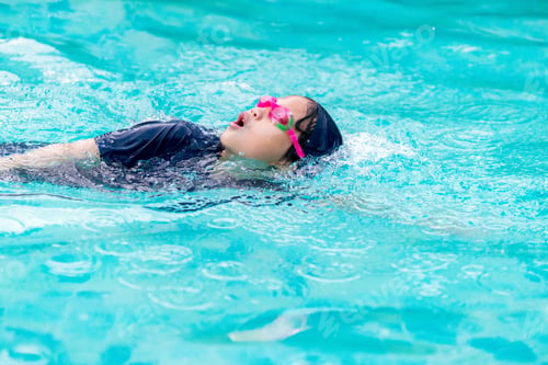 Preview: Girl Swimming In The Pool