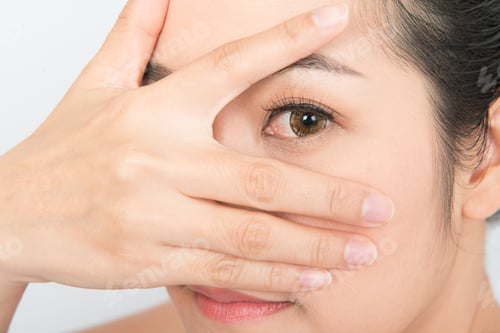 Preview: Beauty Portrait. Beautiful Spa Asian Woman. Beautiful Asian Woman Face And Perfect Skin. Keep Pore