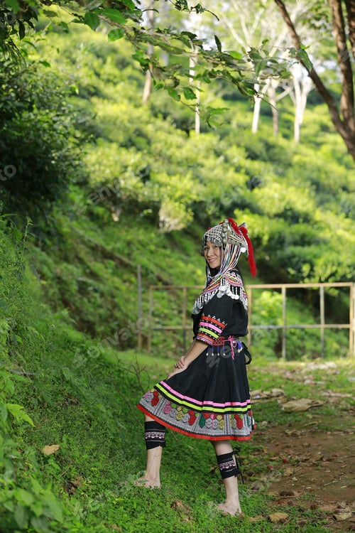 Preview: Miao Woman In Traditional Dress