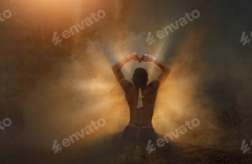 Preview: Fighter Preparing in the Smoky Early Morning Light