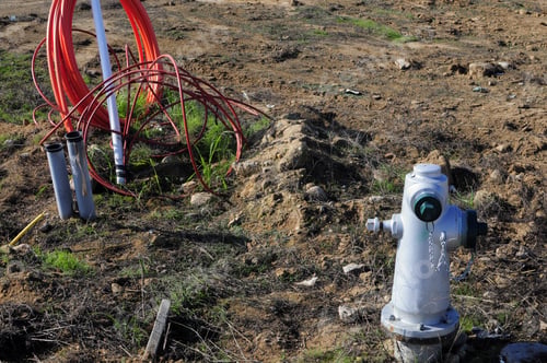 Preview: In New Residential Development Each Site Has Underground Utilities Stubbed Out To Serve New House