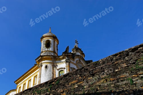 Preview: View Of The Igreja De Sao Francisco De Assis Of The Unesco World Heritage City Of Ouro Preto In