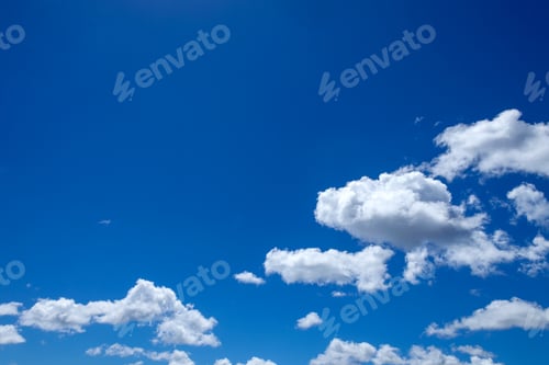 Preview: Blue Sky Background With Clouds