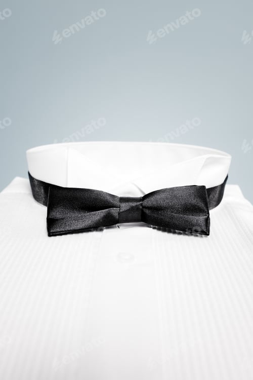 Preview: Elegant Shirt and Bow Tie Formal Wear