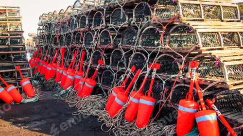Preview: Fishing Buoys And Lobster Traps