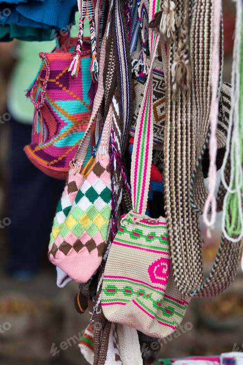 Preview: Indigenous Knitted Colorful Bags