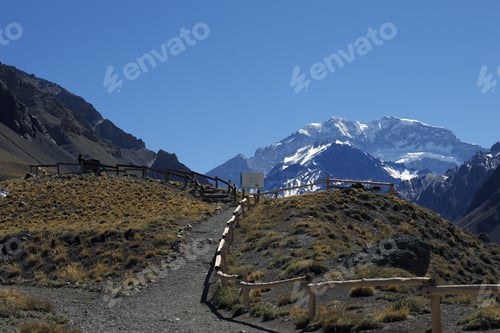 Preview: Aconcagua, Cordilleras Of The Andes In Argentina, Highest Point Of The Americas