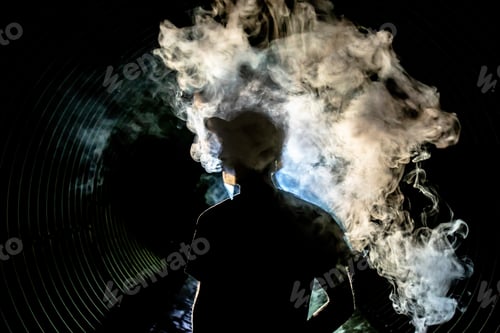 Preview: Man Looking Left Wth Smoke