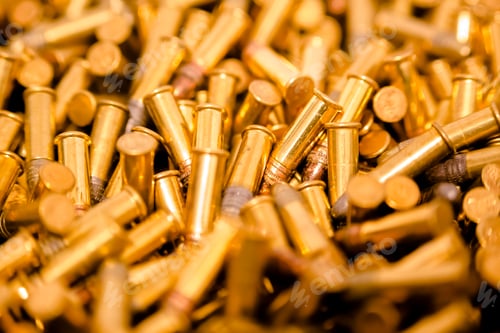 Preview: Closeup Pile Of Bullets Center