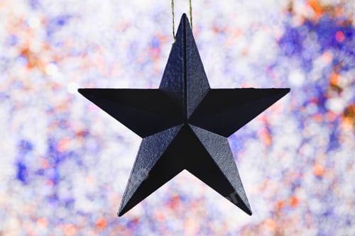 Preview: 4Th Of July American Independence Day Decorations On Sparkling Background