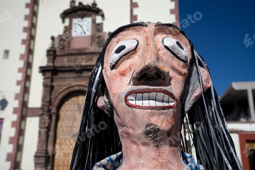Preview: Religious Puppet Closeup In San Miguel De Allende Mexico