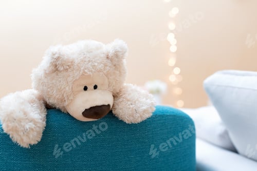 Preview: Teddy Bear On A Chair In A Room